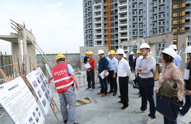 2018年12月6日 ，广西区首个住宅装配式建筑观摩会在人生就是博八建南宁兴宁·大唐果项目顺利召开 。